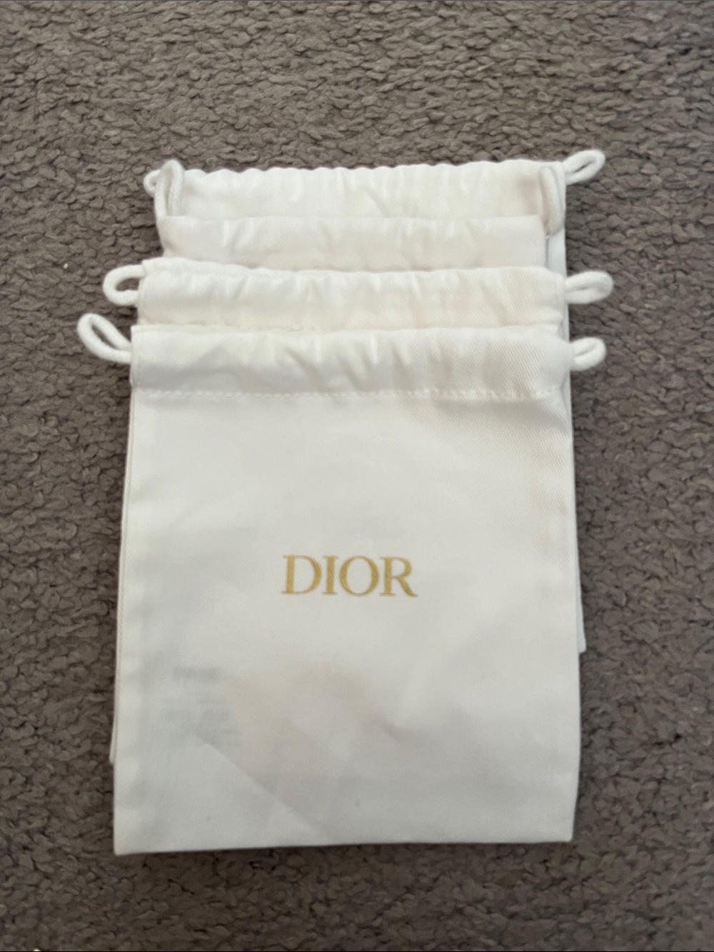 Dior makeup trinket bags x 4